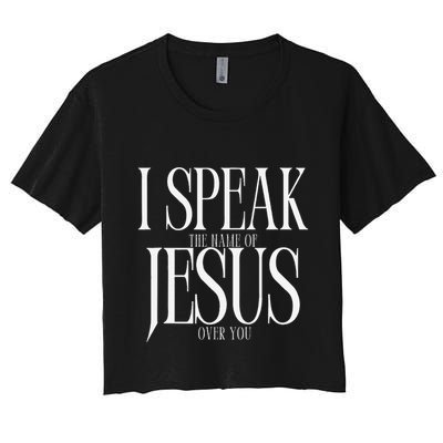 The Name Of Jesus Crop Top