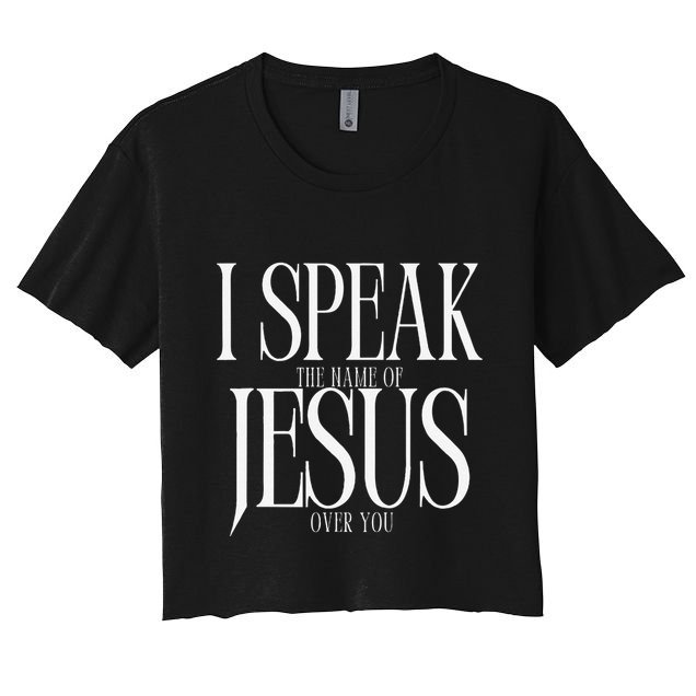 The Name Of Jesus Crop Top