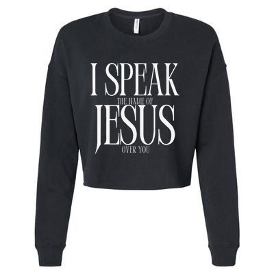 The Name Of Jesus Cropped Pullover Crew