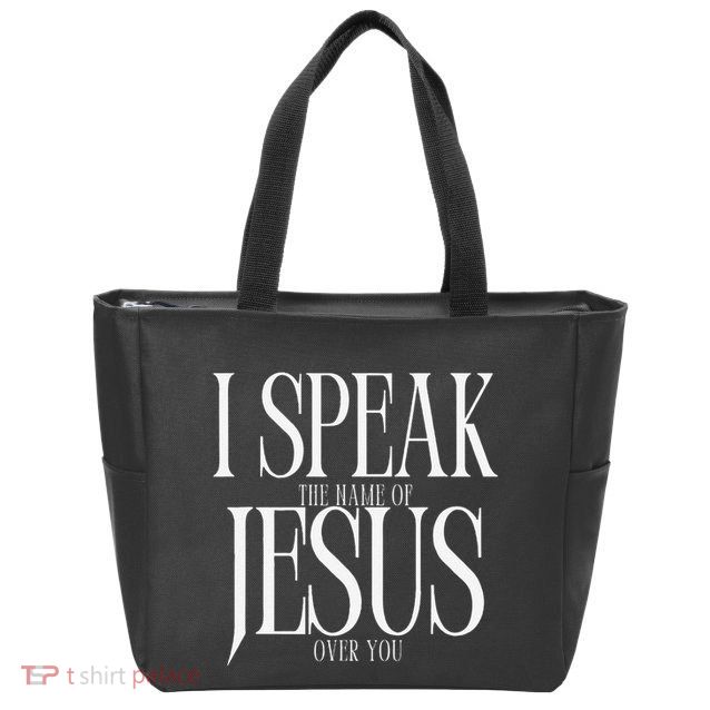The Name Of Jesus Zip Tote Bag