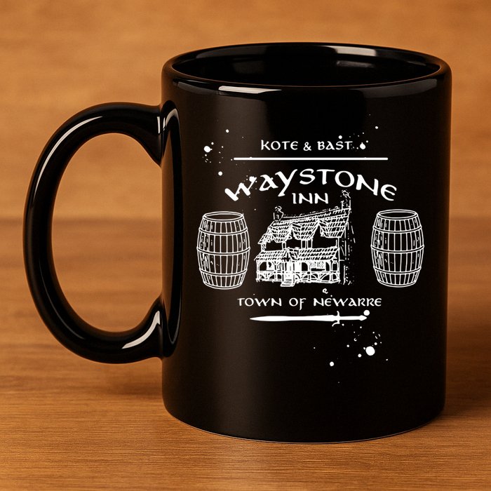 The Name Of The Wind The Eolian Waystone Inn Kvothe Meaningful Gift 11oz C Handle Ceramic Mug