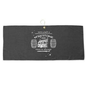 The Name Of The Wind The Eolian Waystone Inn Kvothe Meaningful Gift Large Microfiber Waffle Golf Towel