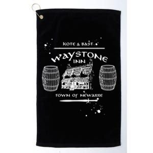 The Name Of The Wind The Eolian Waystone Inn Kvothe Meaningful Gift Platinum Collection Golf Towel