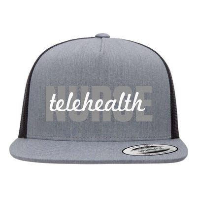 Telehealth Nurse Outfit Virtual Nursing Flat Bill Trucker Hat