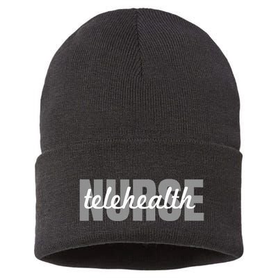 Telehealth Nurse Outfit Virtual Nursing Sustainable Knit Beanie