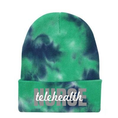 Telehealth Nurse Outfit Virtual Nursing Tie Dye 12in Knit Beanie