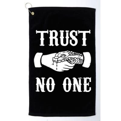 Trust No One Platinum Collection Golf Towel