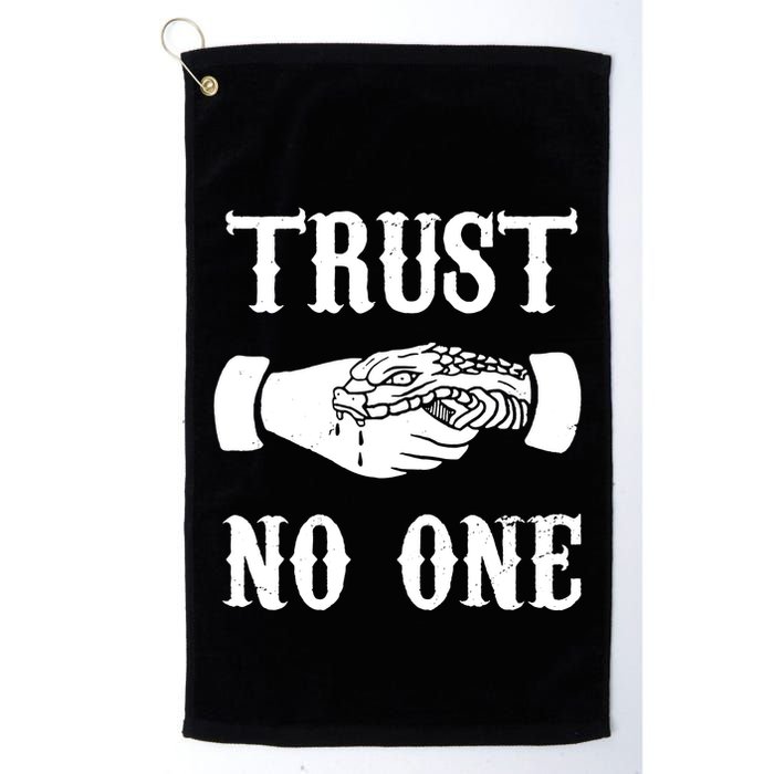 Trust No One Golf Towel