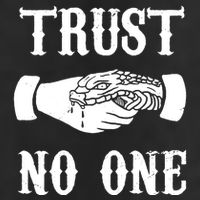 Trust No One Golf Towel