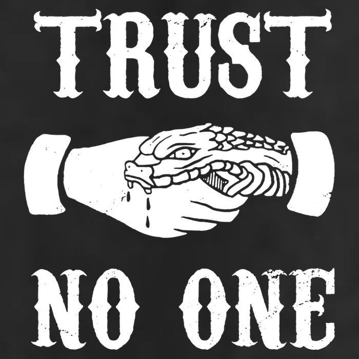 Trust No One Golf Towel