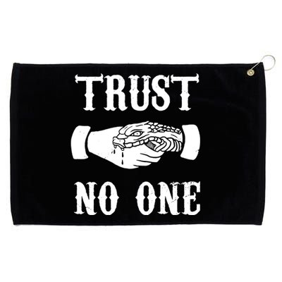 Trust No One Grommeted Golf Towel