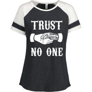 Trust No One Enza Ladies Jersey Colorblock Tee