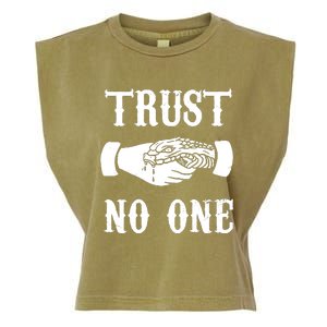 Trust No One Garment-Dyed Women's Muscle Tee