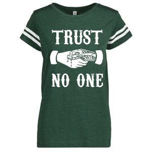 Trust No One Enza Ladies Jersey Football T-Shirt