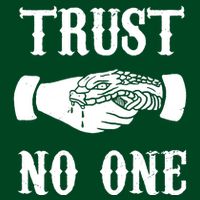 Trust No One Tall Long Sleeve T-Shirt