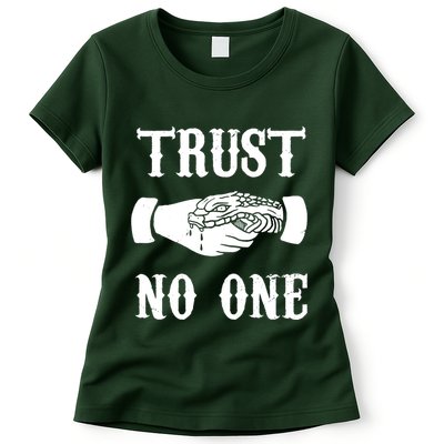 Trust No One Womens T-Shirt