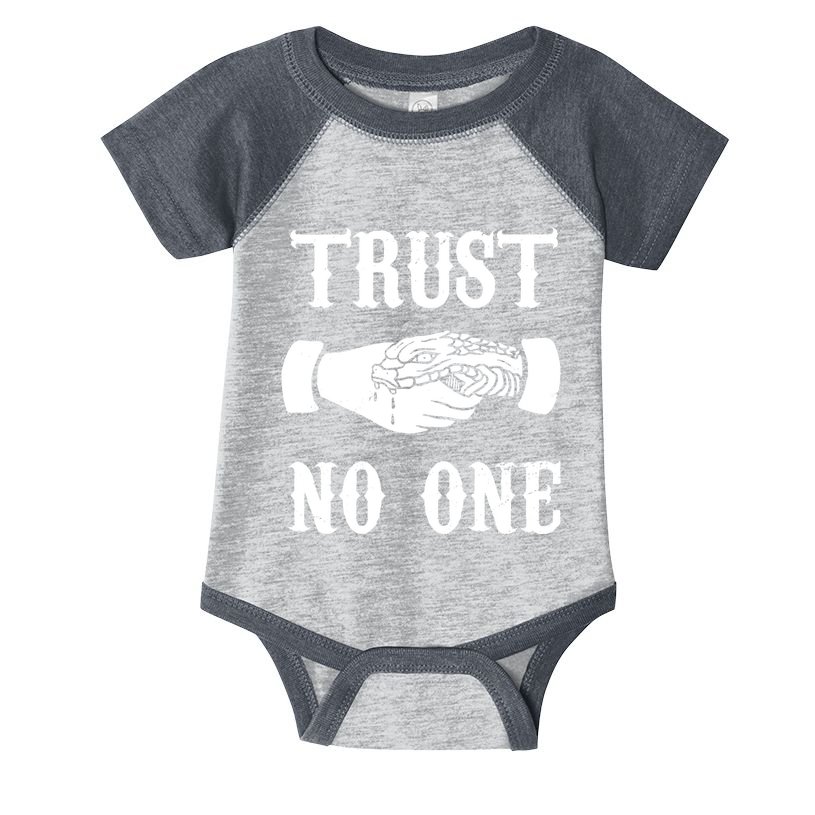 Trust No One Infant Baby Jersey Bodysuit