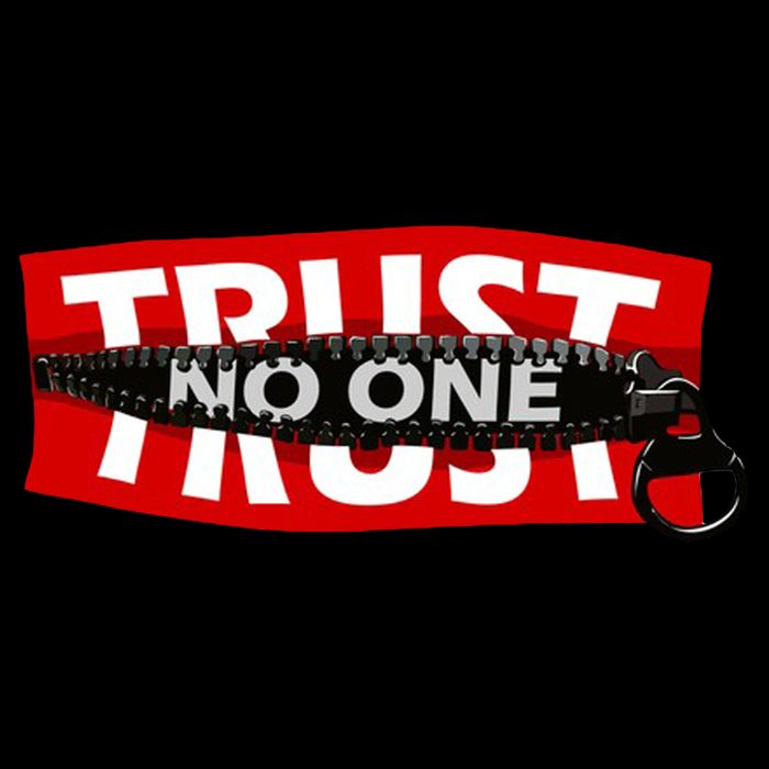 Trust No One Graphic Sweatshirt