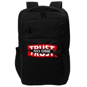 Trust No One Graphic Impact Tech Backpack