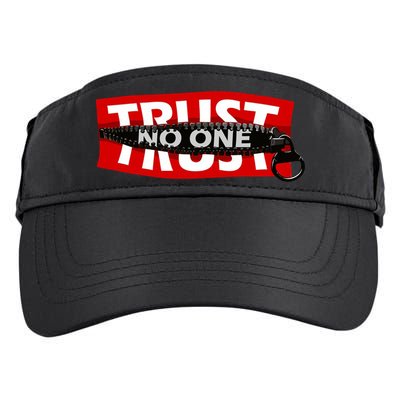 Trust No One Graphic Adult Drive Performance Visor