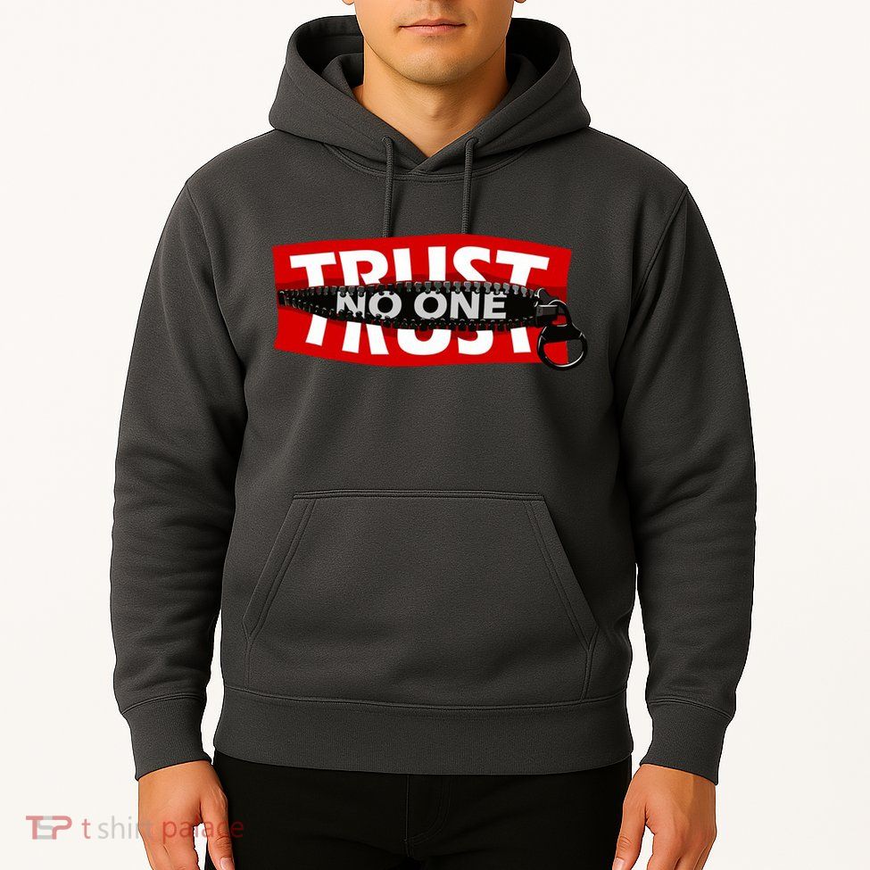 Trust No One Graphic Hoodie
