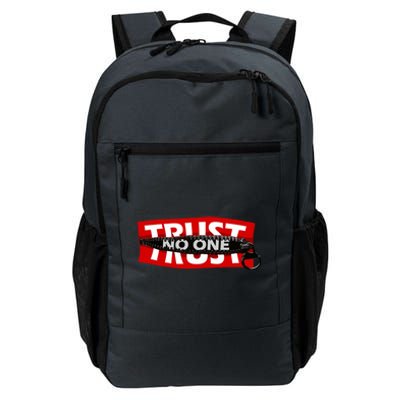 Trust No One Graphic Daily Commute Backpack