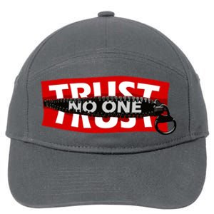 Trust No One Graphic 7-Panel Snapback Hat