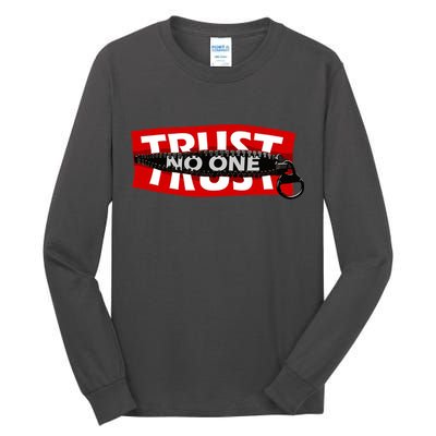 Trust No One Graphic Tall Long Sleeve T-Shirt