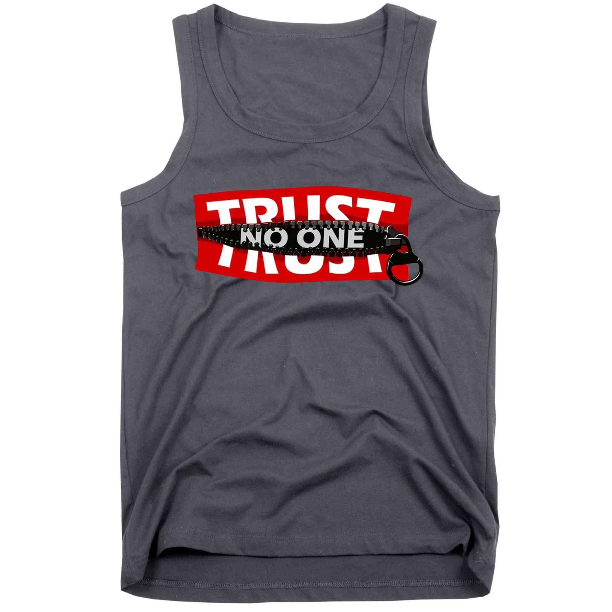 Trust No One Graphic Tank Top
