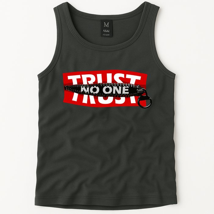 Trust No One Graphic Tank Top