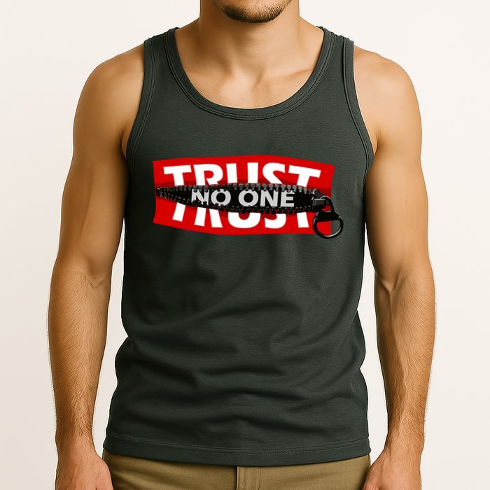Trust No One Graphic Tank Top