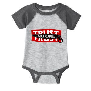 Trust No One Graphic Infant Baby Jersey Bodysuit