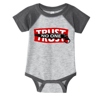 Trust No One Graphic Infant Baby Jersey Bodysuit