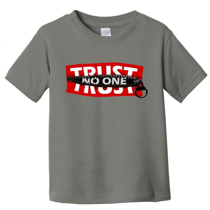 Trust No One Graphic Toddler T-Shirt
