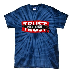 Trust No One Graphic Tie-Dye T-Shirt