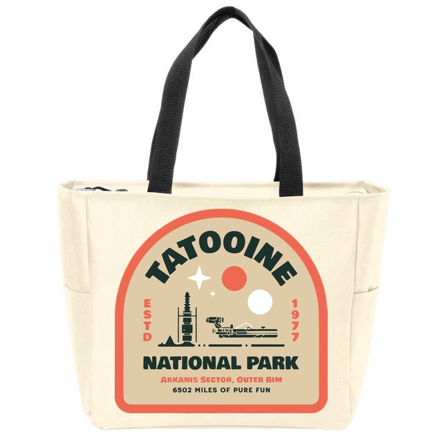 Tatooine National Park Zip Tote Bag