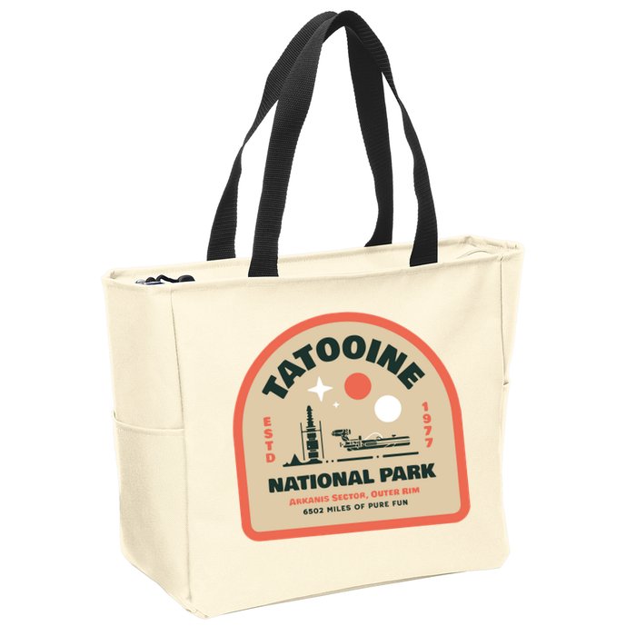 Tatooine National Park Zip Tote Bag