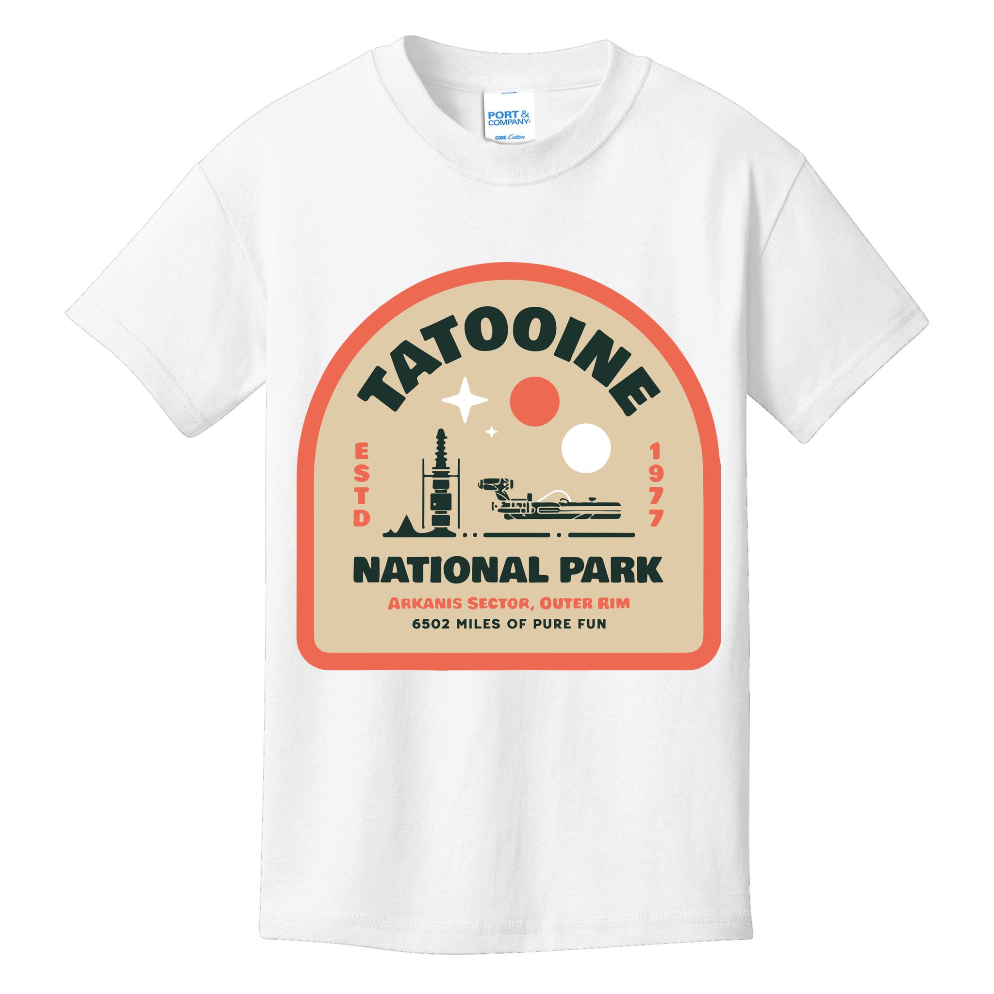 Tatooine National Park Kids T-Shirt