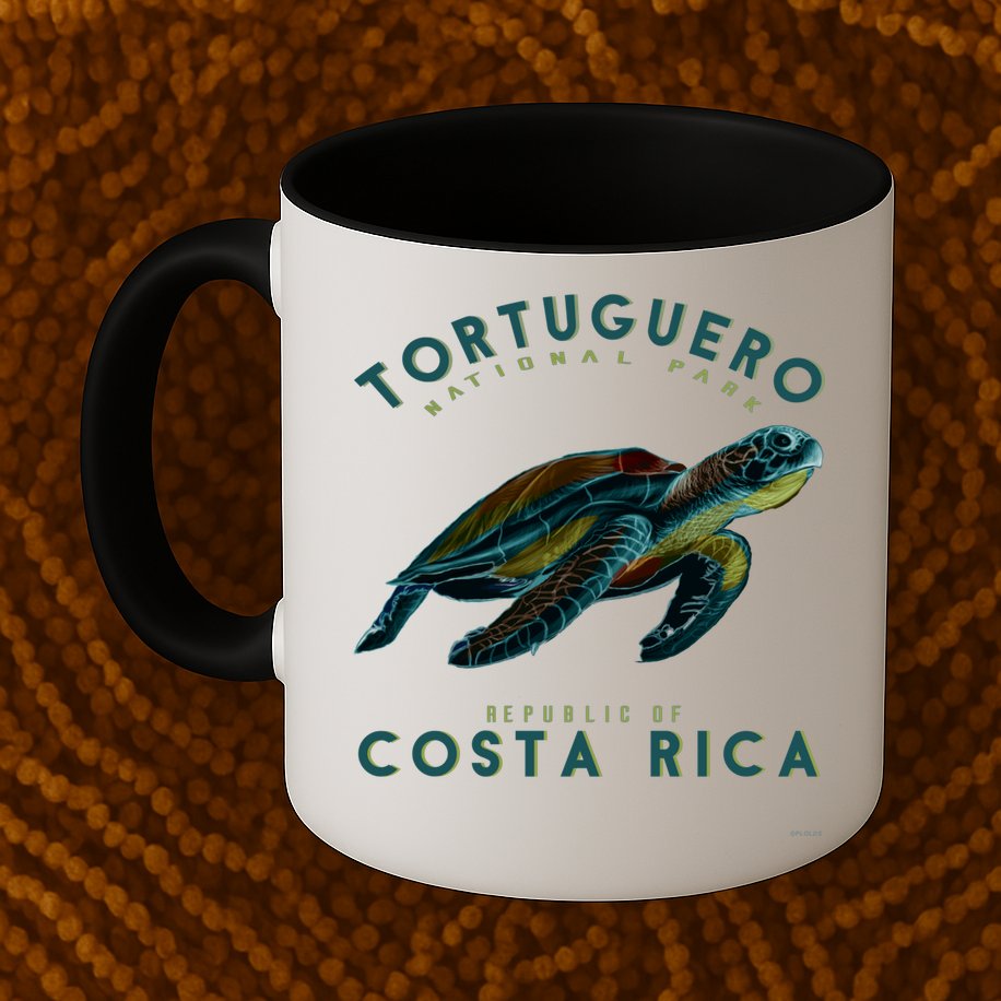 Tortuguero National Park Costa Rica Sea Turtle Souvenir Gift Mug