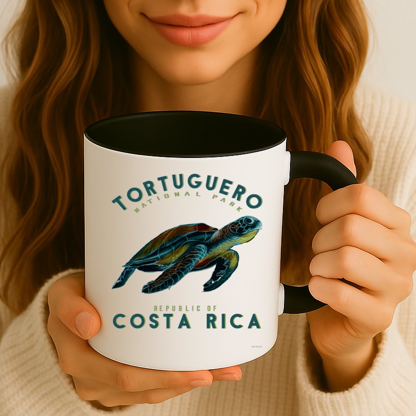 Tortuguero National Park Costa Rica Sea Turtle Souvenir Gift Mug
