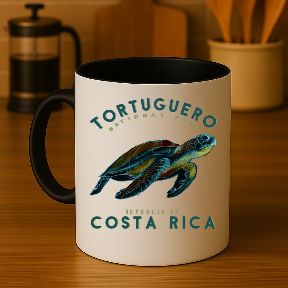 Tortuguero National Park Costa Rica Sea Turtle Souvenir Gift Mug
