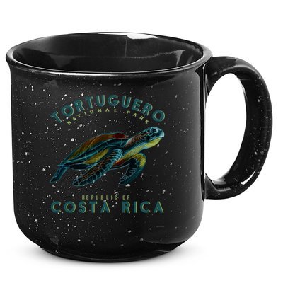 Tortuguero National Park Costa Rica Sea Turtle Souvenir Gift 15oz Campfire Ceramic Mug