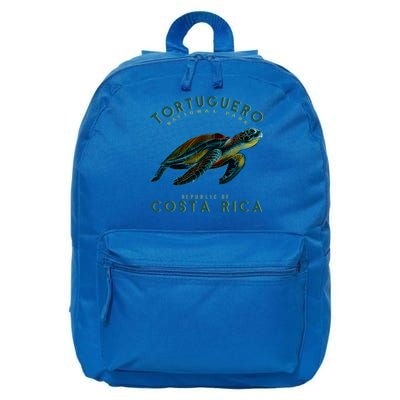 Tortuguero National Park Costa Rica Sea Turtle Souvenir Gift 16 in Basic Backpack