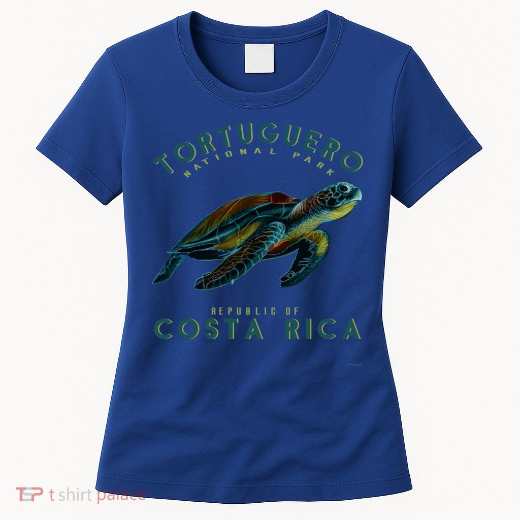 Tortuguero National Park Costa Rica Sea Turtle Souvenir Gift Womens T-Shirt