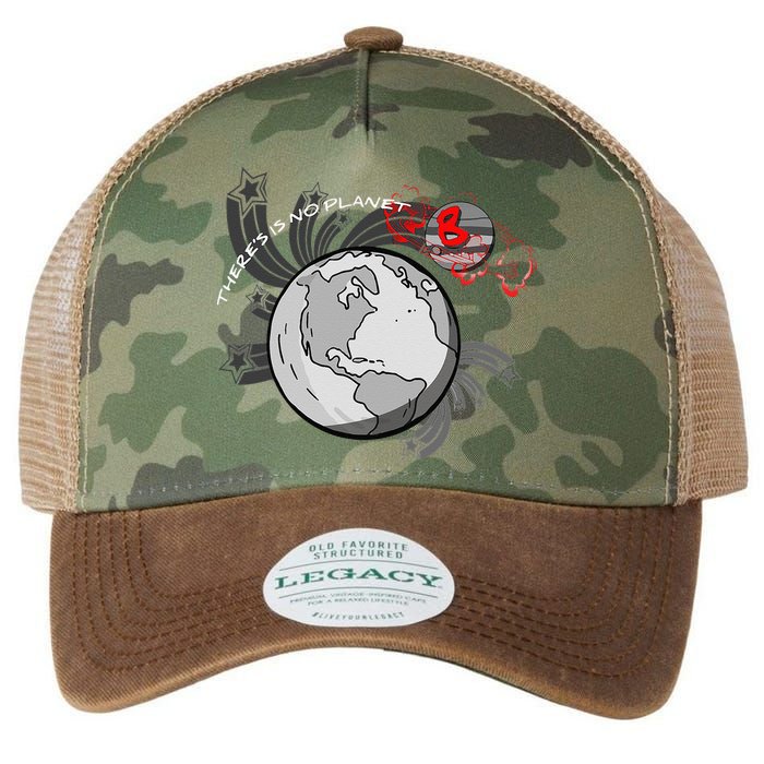 There's No Planet B Science Climate Change Earth Day Legacy Tie Dye Trucker Hat