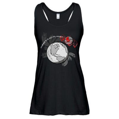 There's No Planet B Science Climate Change Earth Day Ladies Essential Flowy Tank
