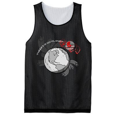 There's No Planet B Science Climate Change Earth Day Mesh Reversible Basketball Jersey Tank