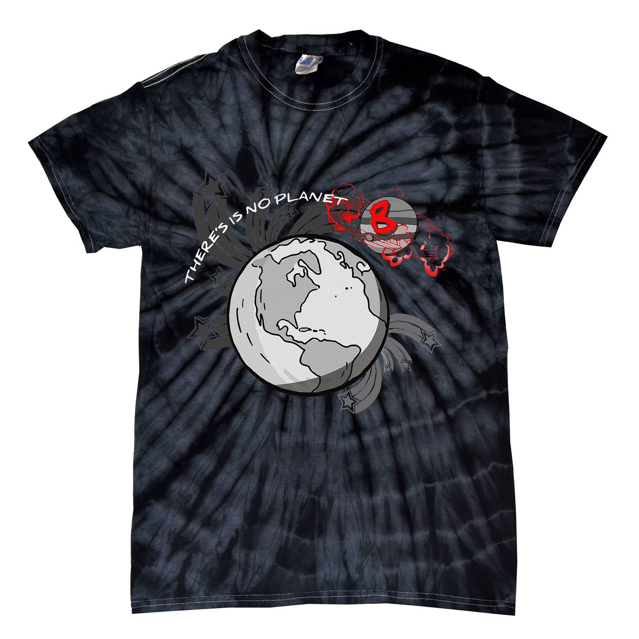 There's No Planet B Science Climate Change Earth Day Tie-Dye T-Shirt