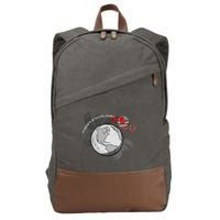 There's No Planet B Science Climate Change Earth Day Cotton Canvas Backpack