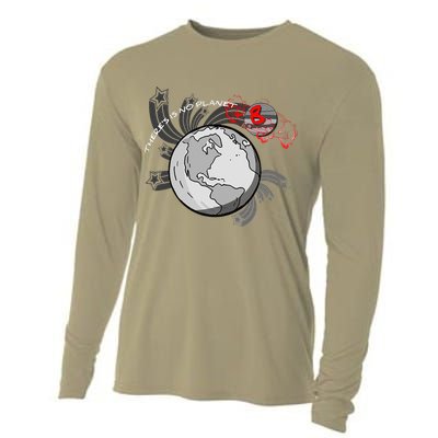 There's No Planet B Science Climate Change Earth Day Cooling Performance Long Sleeve Crew